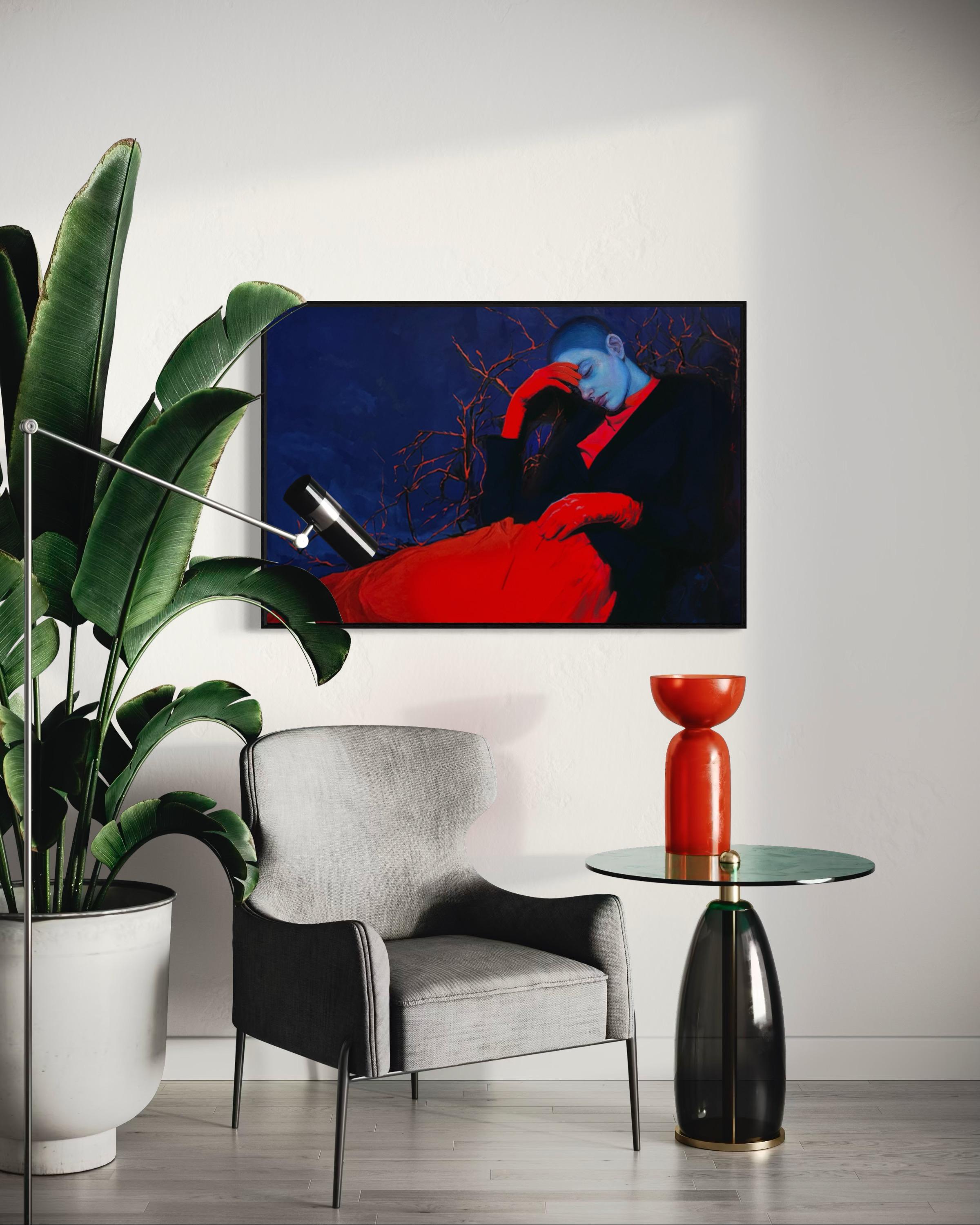 Blackthorn, 80 x120 cm, huile, acrylique, toile en vente 1