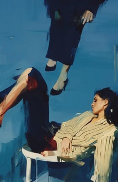 Depersonalisation2, 120 x80 cm, huile, acrylique, toile