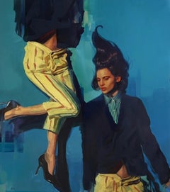 Depersonnalisation, 100x80cm, huile, acrylique, toile