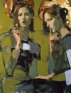 Mimicry, 120 x 90 cm, huile, acrylique, toile
