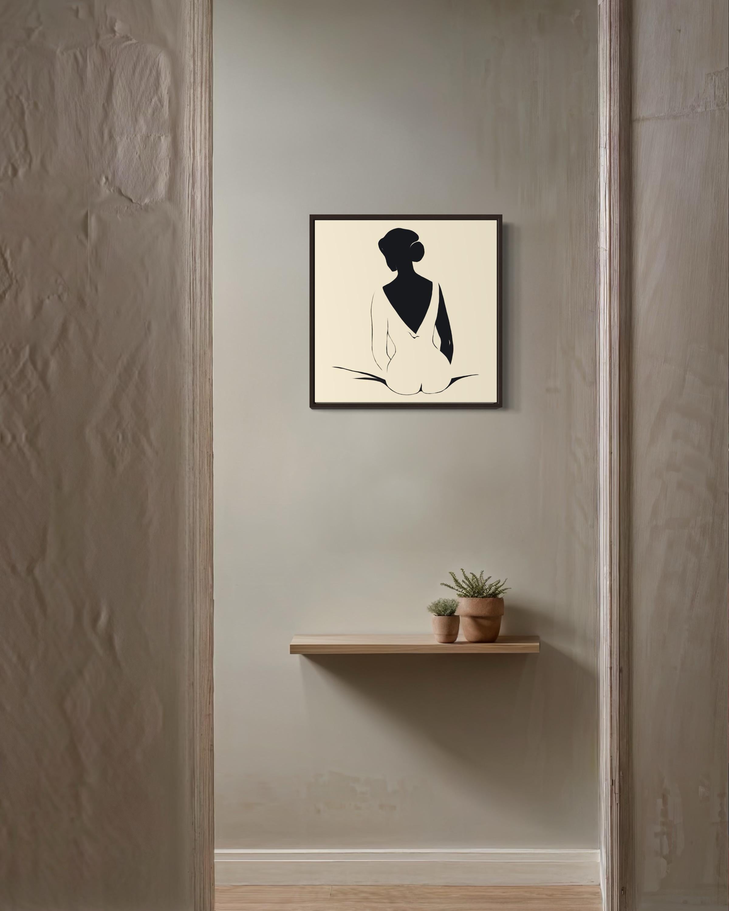 Desnudo , 50x50cm, impresión sobre lienzo.Edición 20 uds. en venta 1