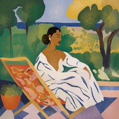 Sommerzeit, 70x70cm, Druck auf Leinwand. Auflage 20 Teile.