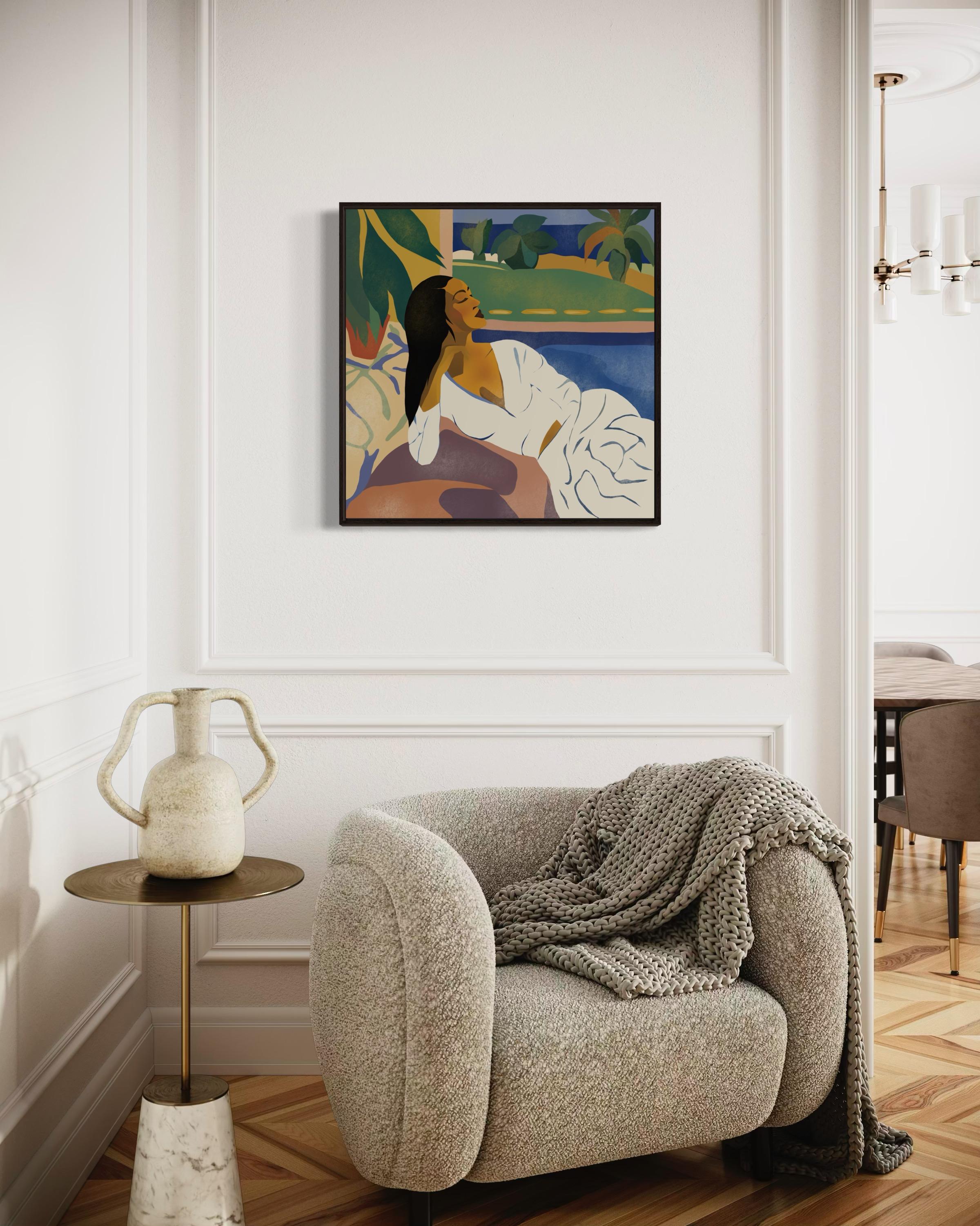 70x70cm, Druck auf Leinwand
Auflage 20 Stück.
