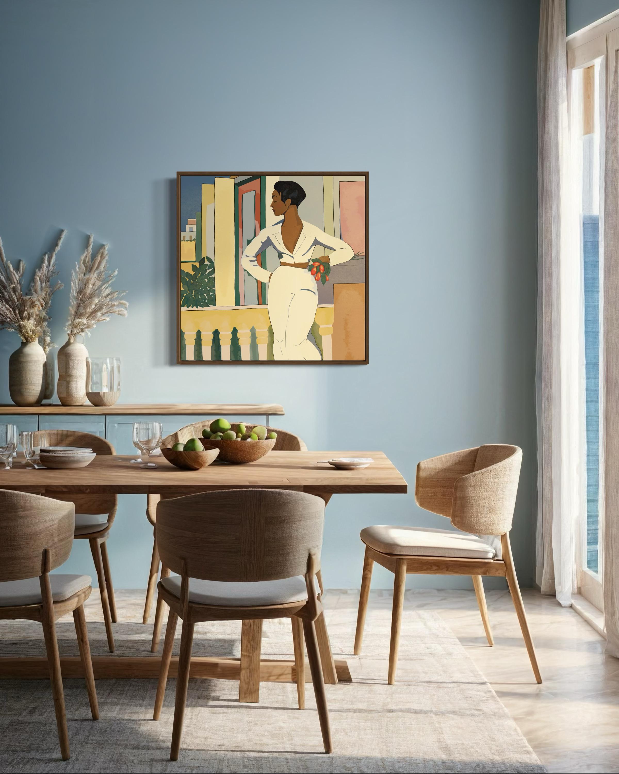 Schönheit, 70x70cm, Druck auf Leinwand. Auflage 20 Teile. im Angebot 3