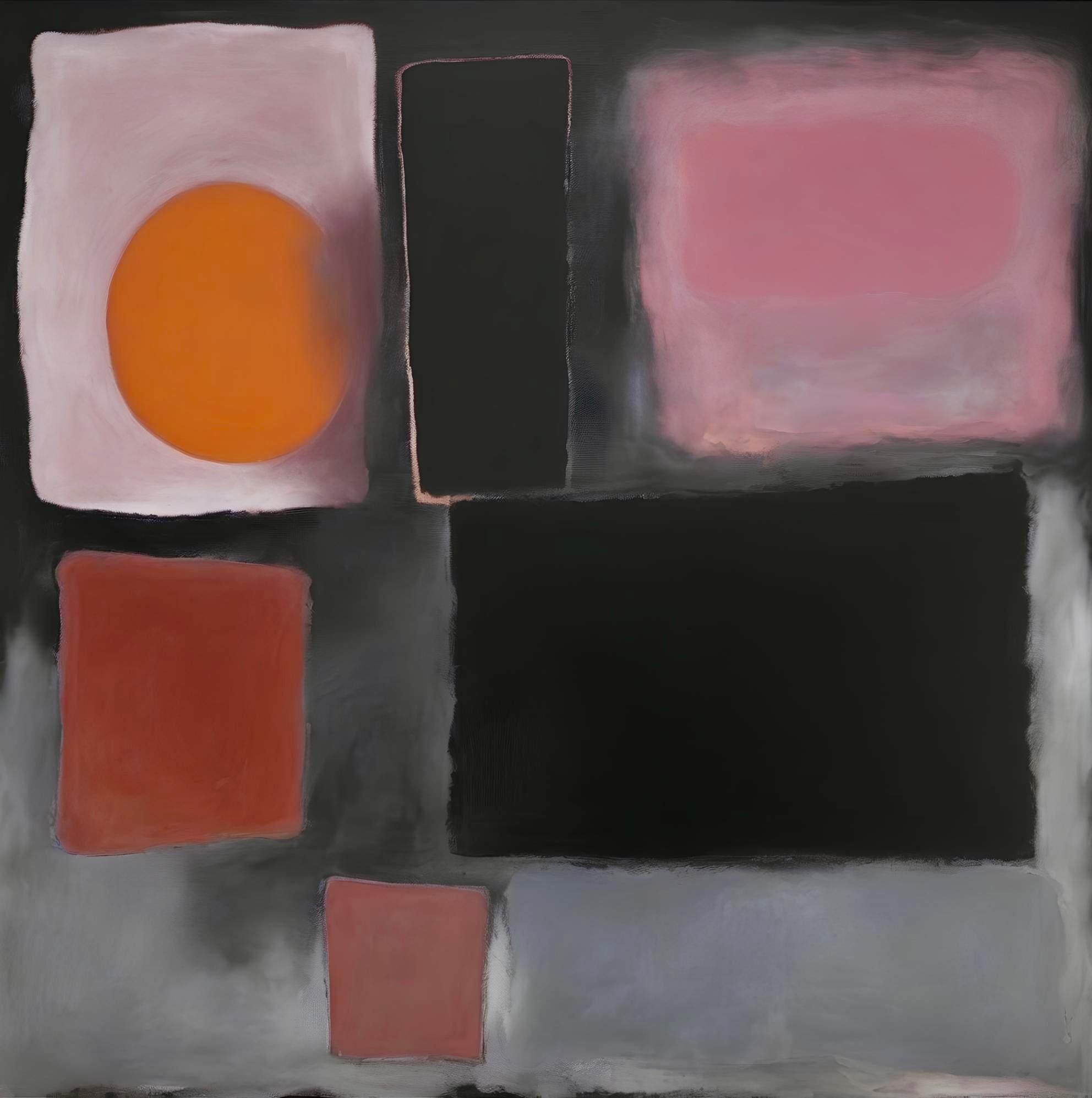 Abstraktion, 80x80cm, Druck auf Leinwand, Auflage: 20 Pieces – Print von Peter Simakov
