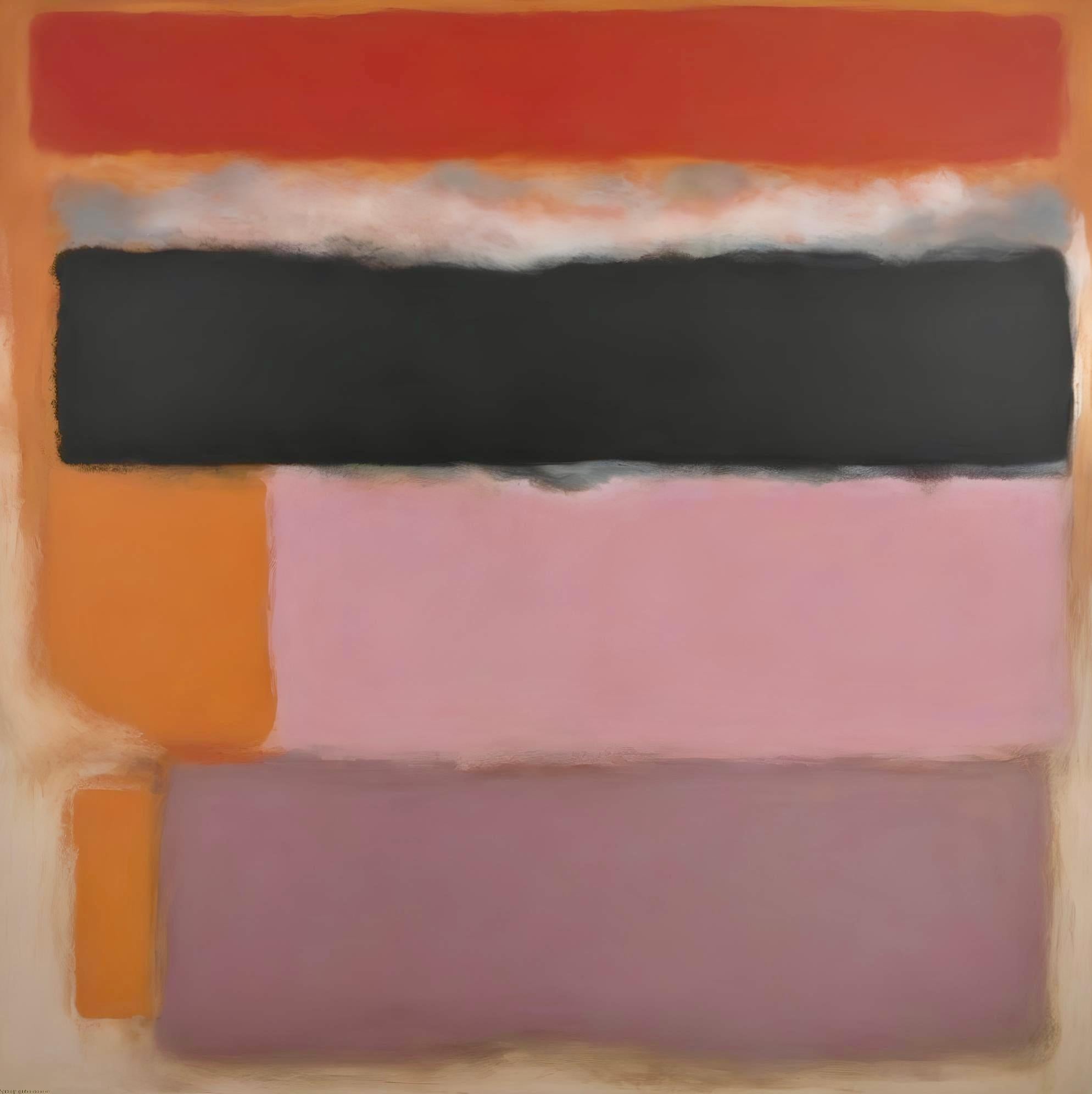 Abstraktion, 80x80cm, Druck auf Leinwand, Auflage: 20 Pieces – Print von Peter Simakov