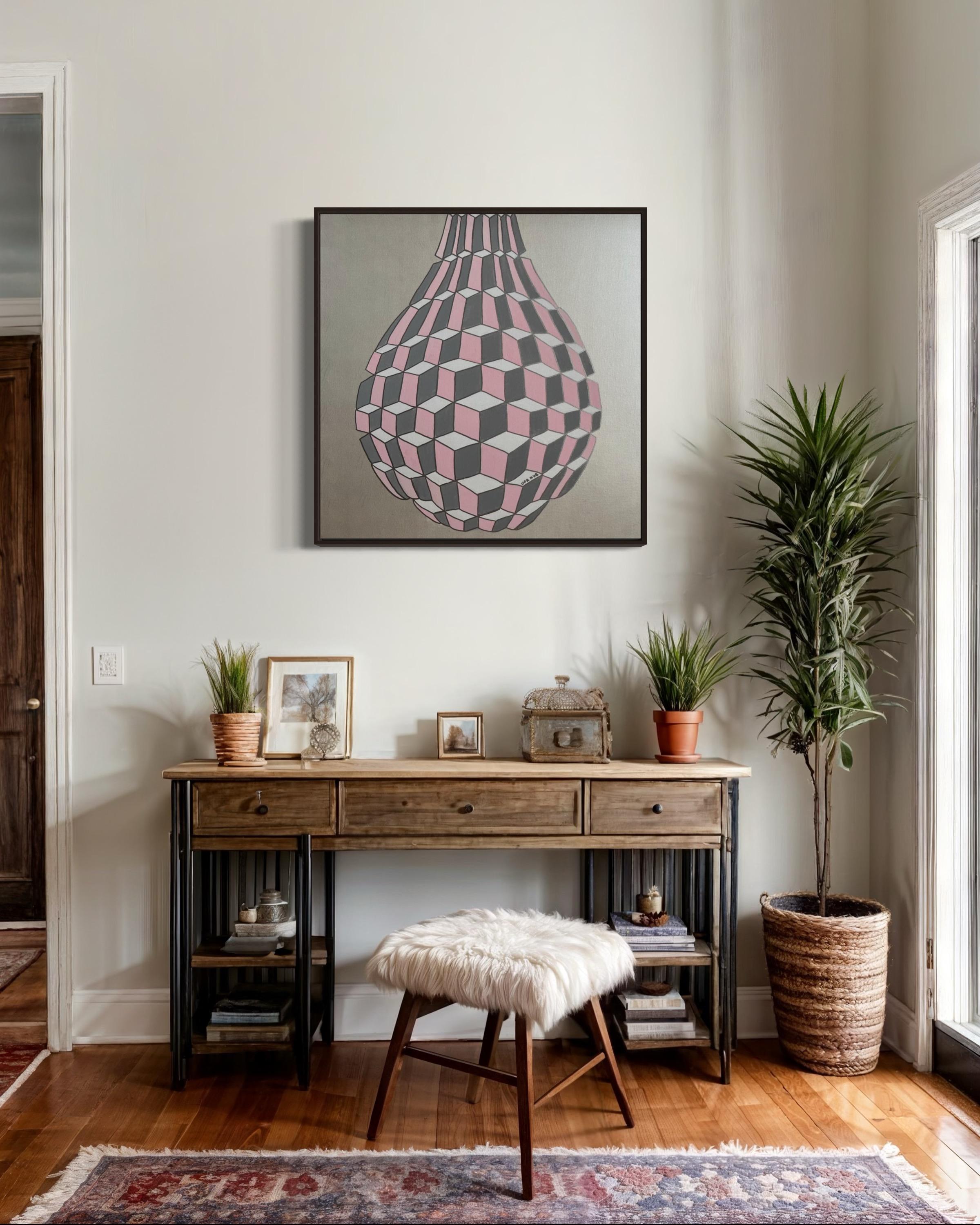 Una lacrima, 80x80cm, acrilico su tela in vendita 8