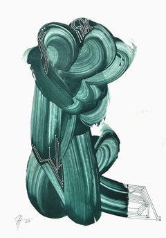 series "Non-standard configurations", 42x30 cm, acrylic on paper