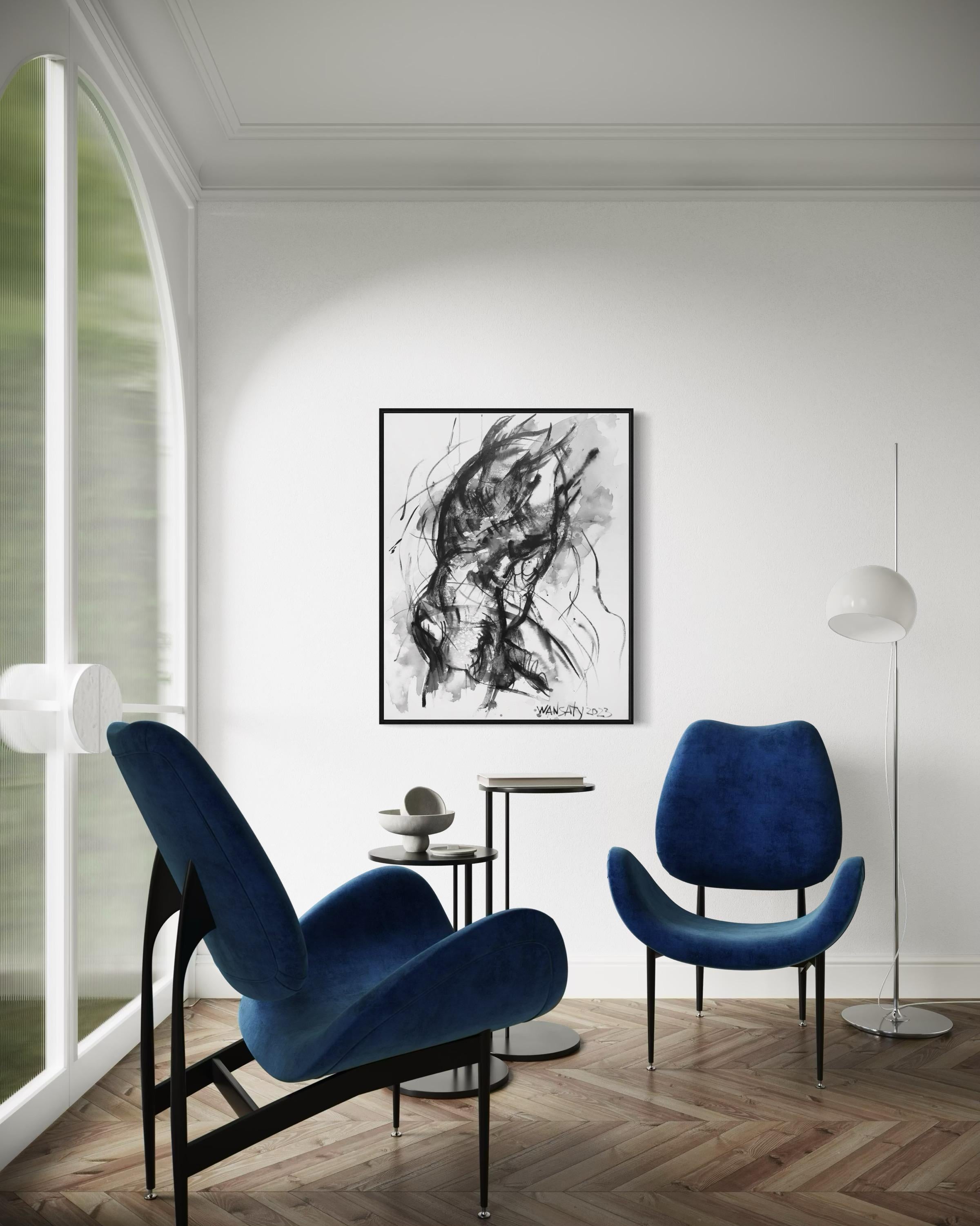 Desnudo , 100x75cm, acrílico, lienzo en venta 3