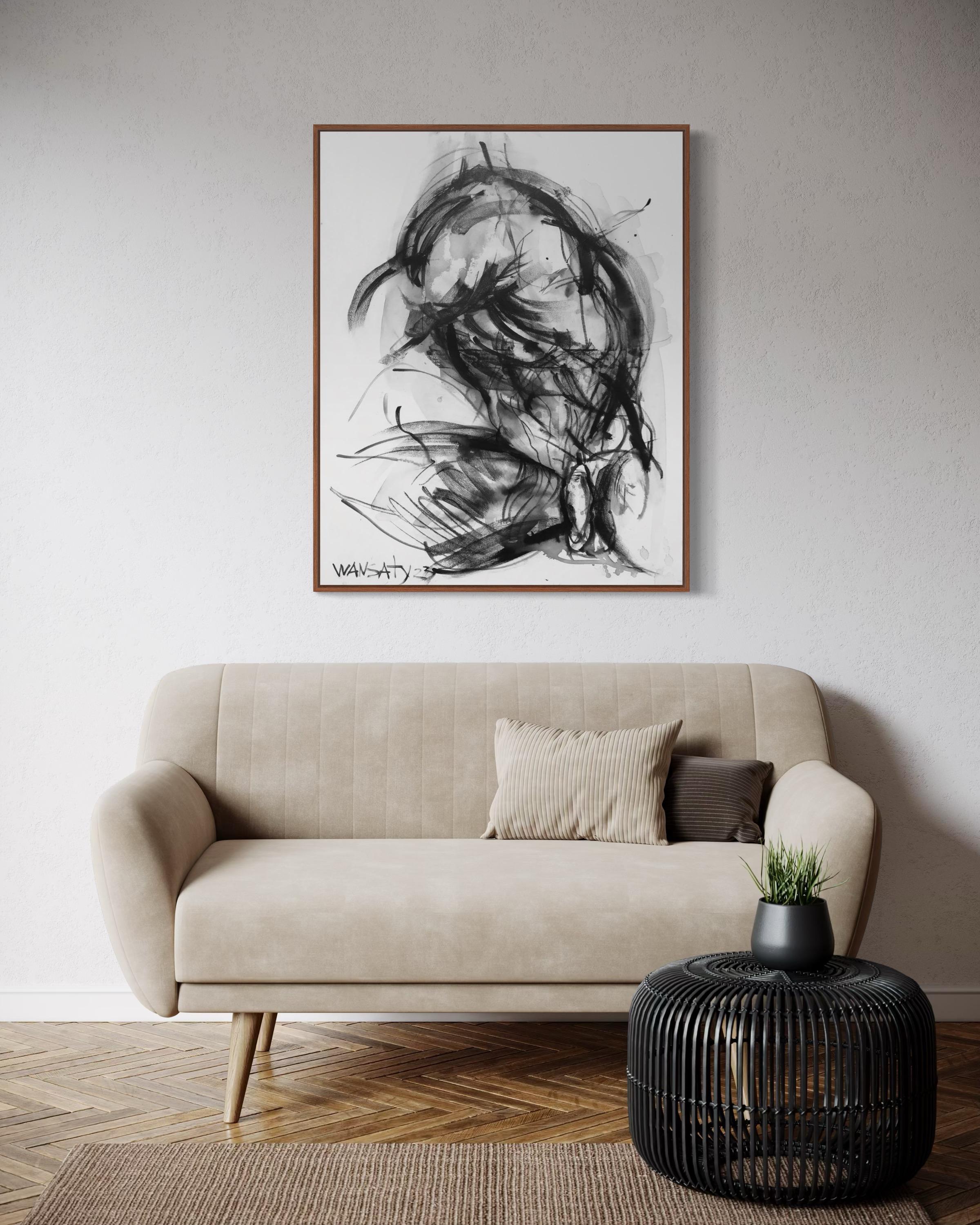 Desnudo , 100x75cm, acrílico, lienzo - Painting de Tatiana Levchenko