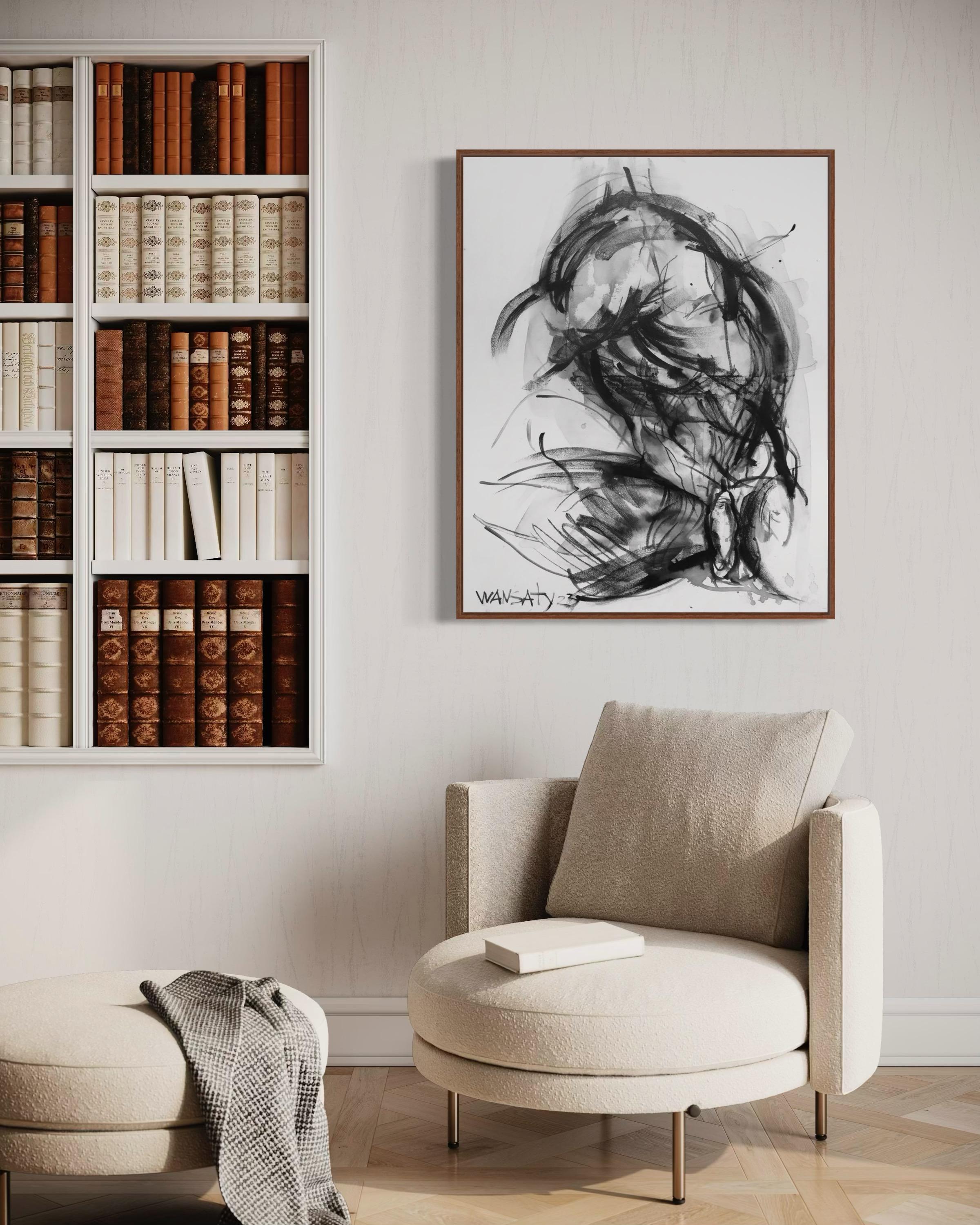 Desnudo , 100x75cm, acrílico, lienzo - Painting Neoexpresionista de Tatiana Levchenko