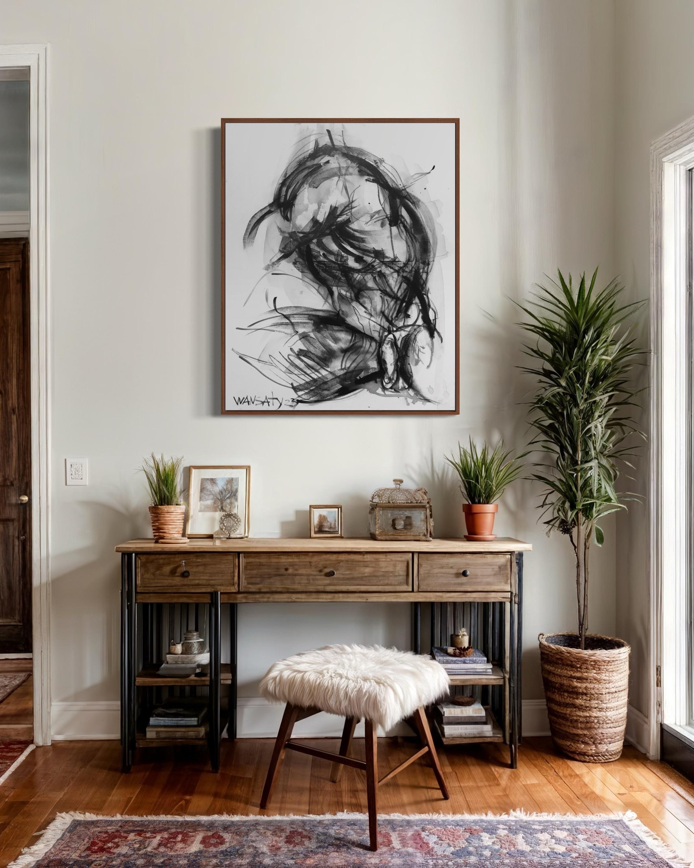 Desnudo , 100x75cm, acrílico, lienzo en venta 2
