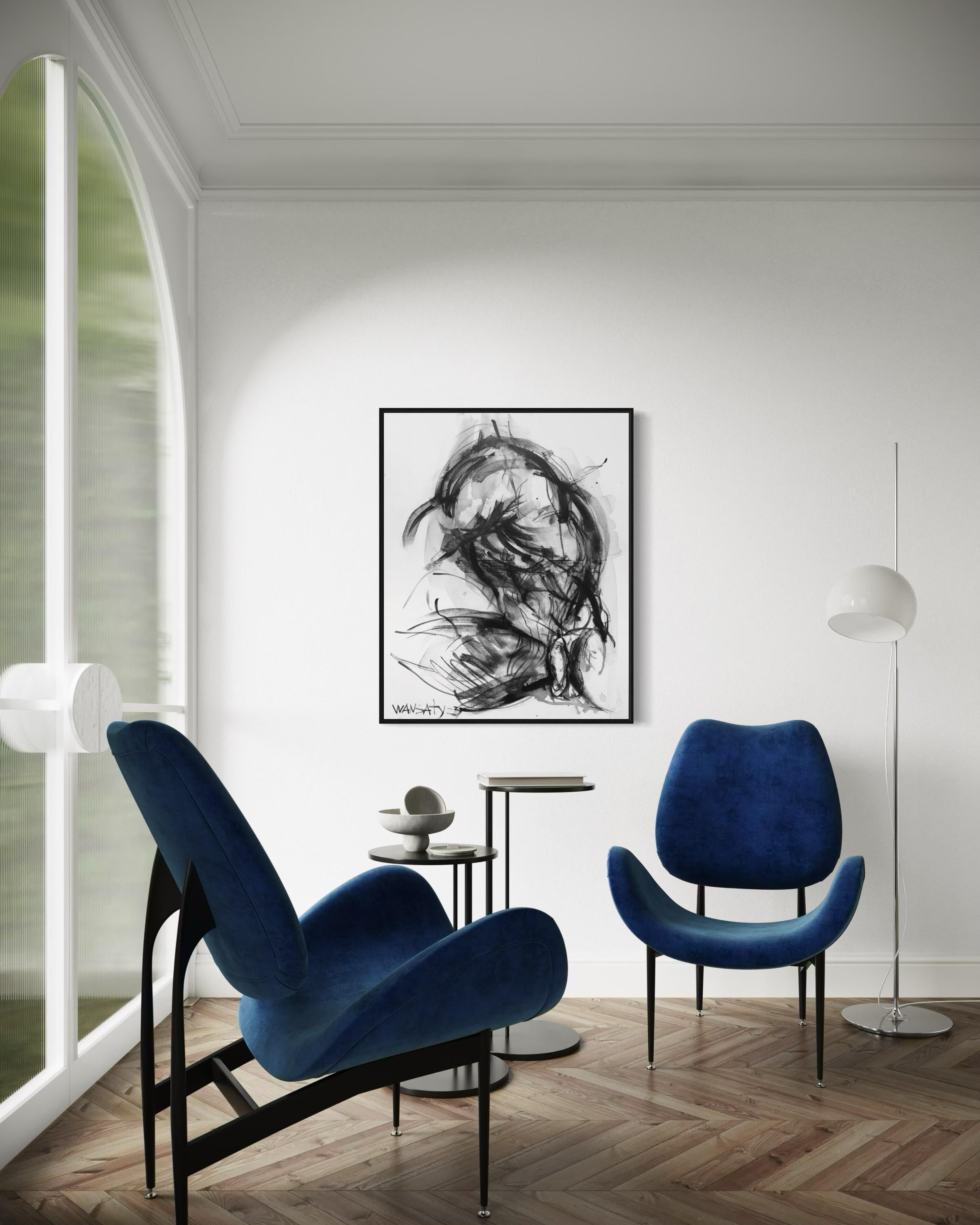 Desnudo , 100x75cm, acrílico, lienzo en venta 3