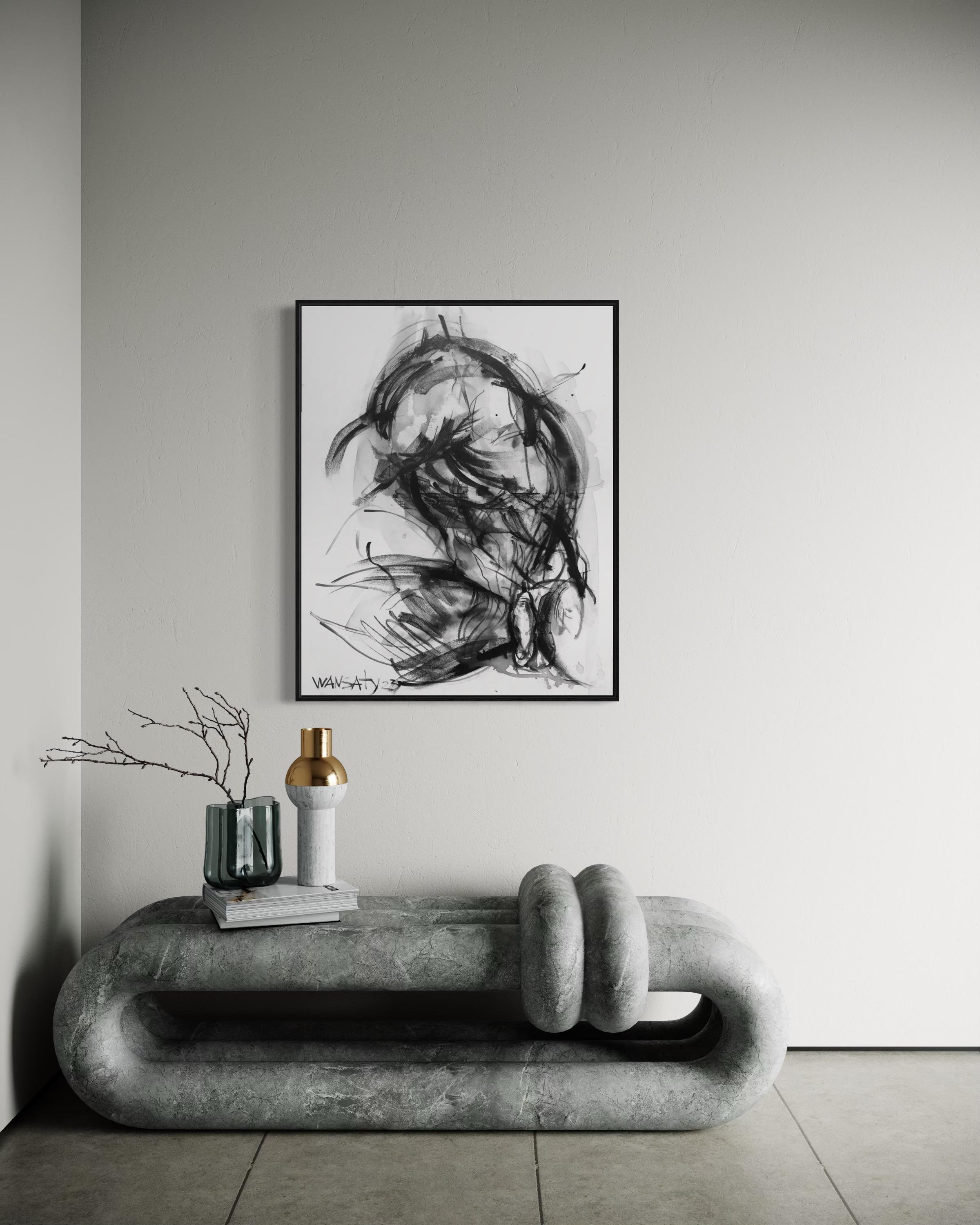 Desnudo , 100x75cm, acrílico, lienzo en venta 5