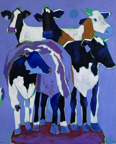 Five, 120x100 cm, oil on canvas
