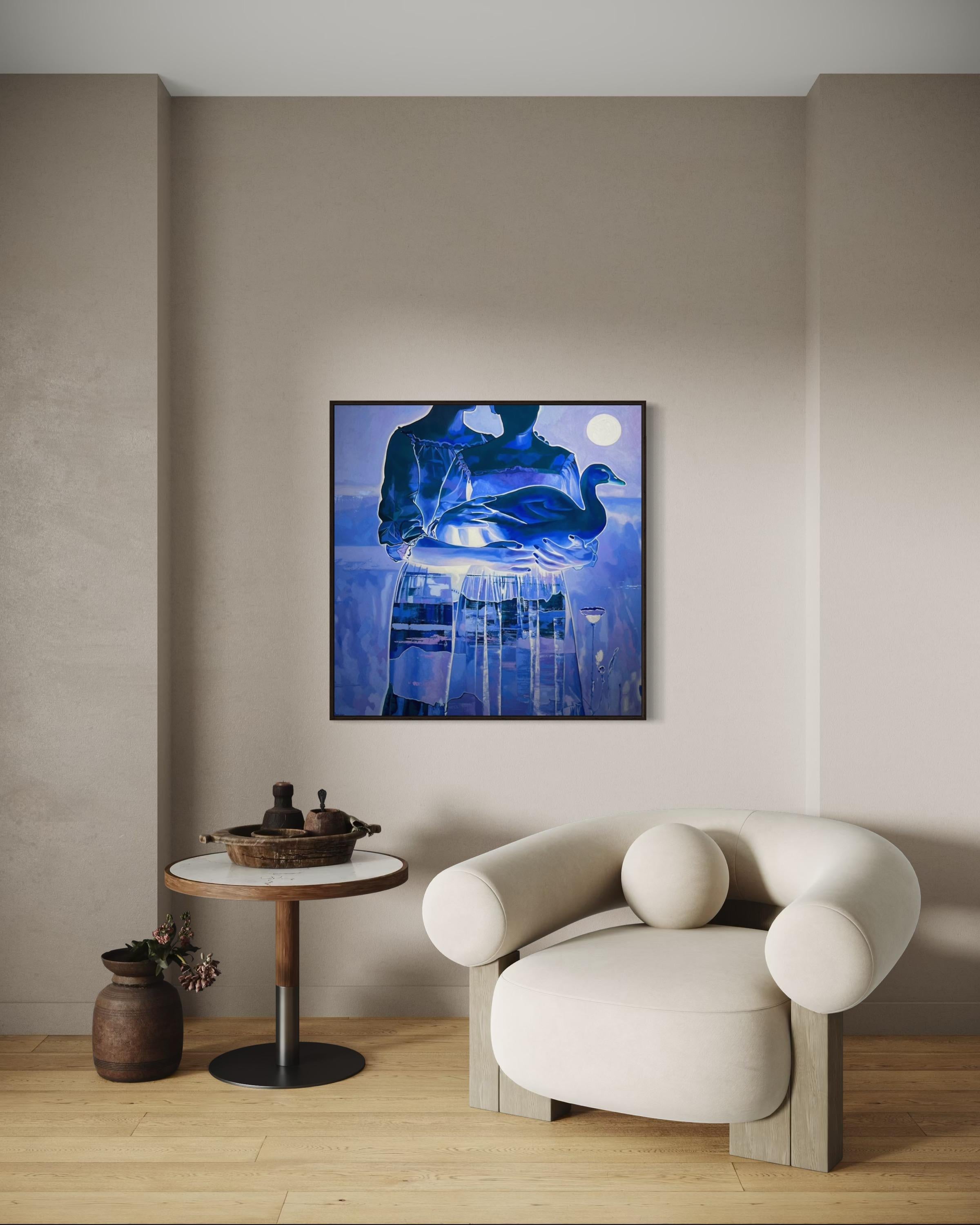 Generationen, 100х100 cm, Acryl  auf Leinwand (Zeitgenössisch), Painting, von Elizeveta Pugacheva