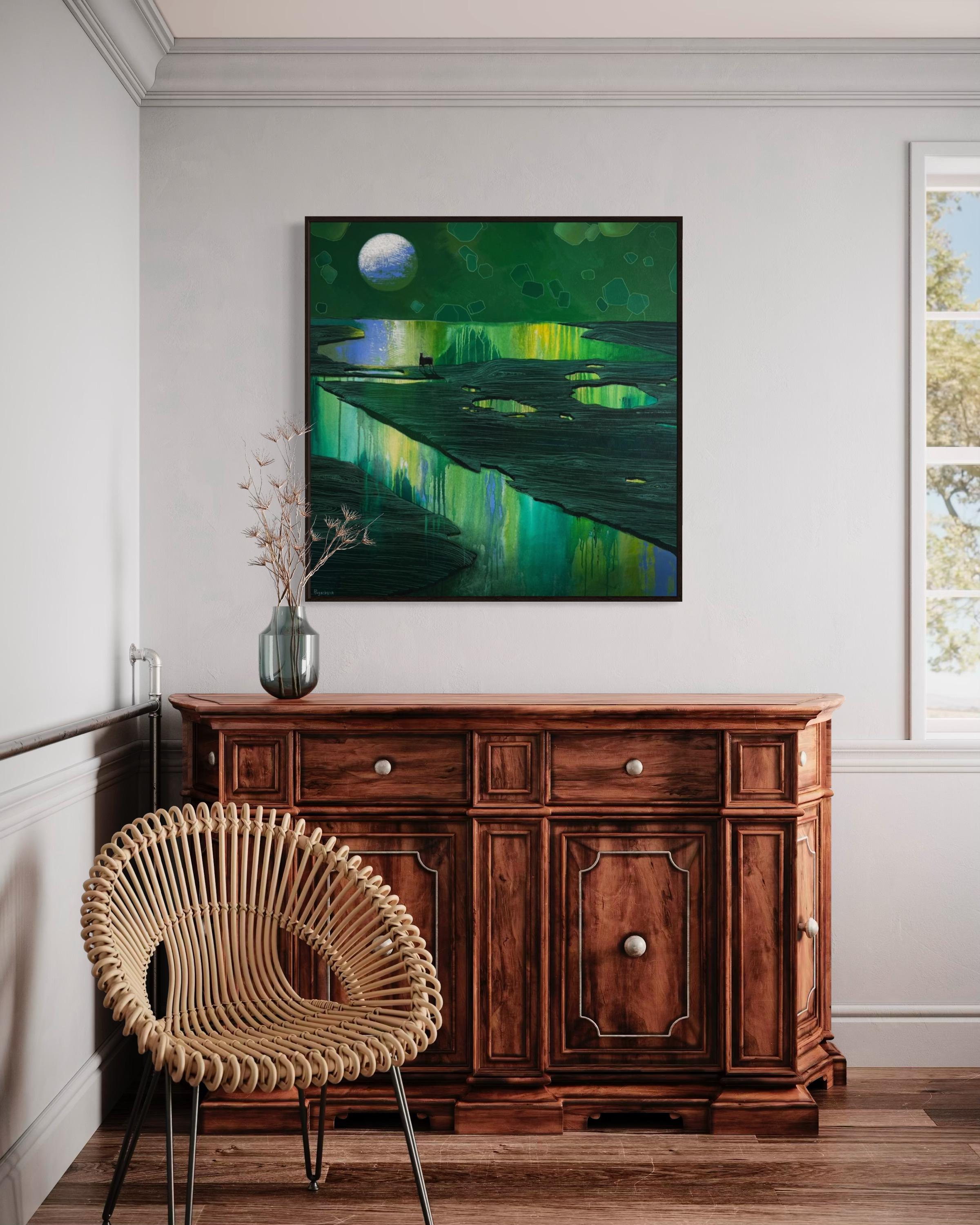 The work is sold without a frame.