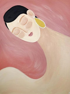 Mädchen mit Ohrring, 50x40 cm, Acryl auf Leinwand