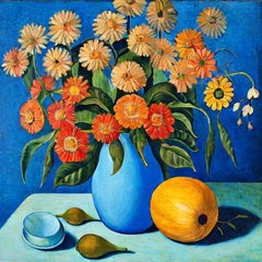Stillleben, 70x70cm, Druck auf Leinwand. Auflage 20 Teile.