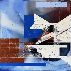 Abstrakte Abstraktion 1, 60x60cm, Acryl auf Leinwand