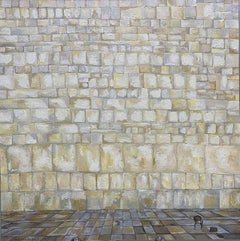 Die Ewigkeit, die Klagemauer, 120x120 cm, Öl auf Leinwand