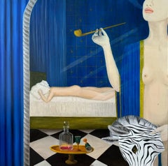 N186, 100x100cm, Öl auf Leinwand, Öl