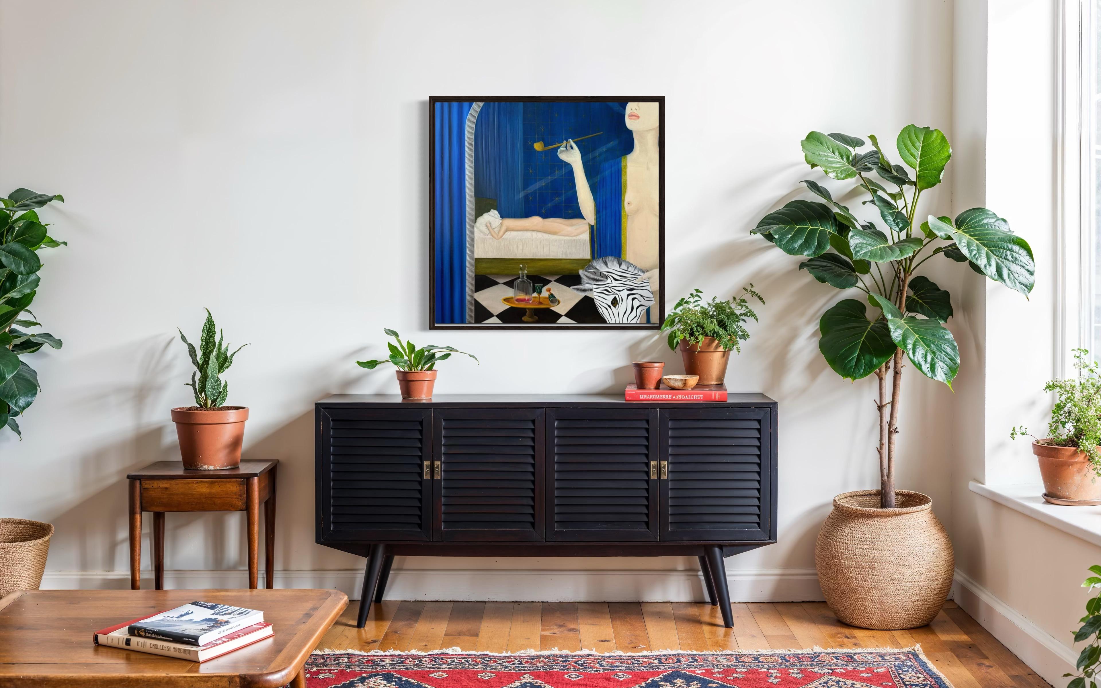 N186, 100x100cm, Öl auf Leinwand, Öl im Angebot 3