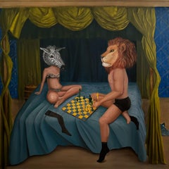 N187, 100x100cm, Öl auf Leinwand, Öl
