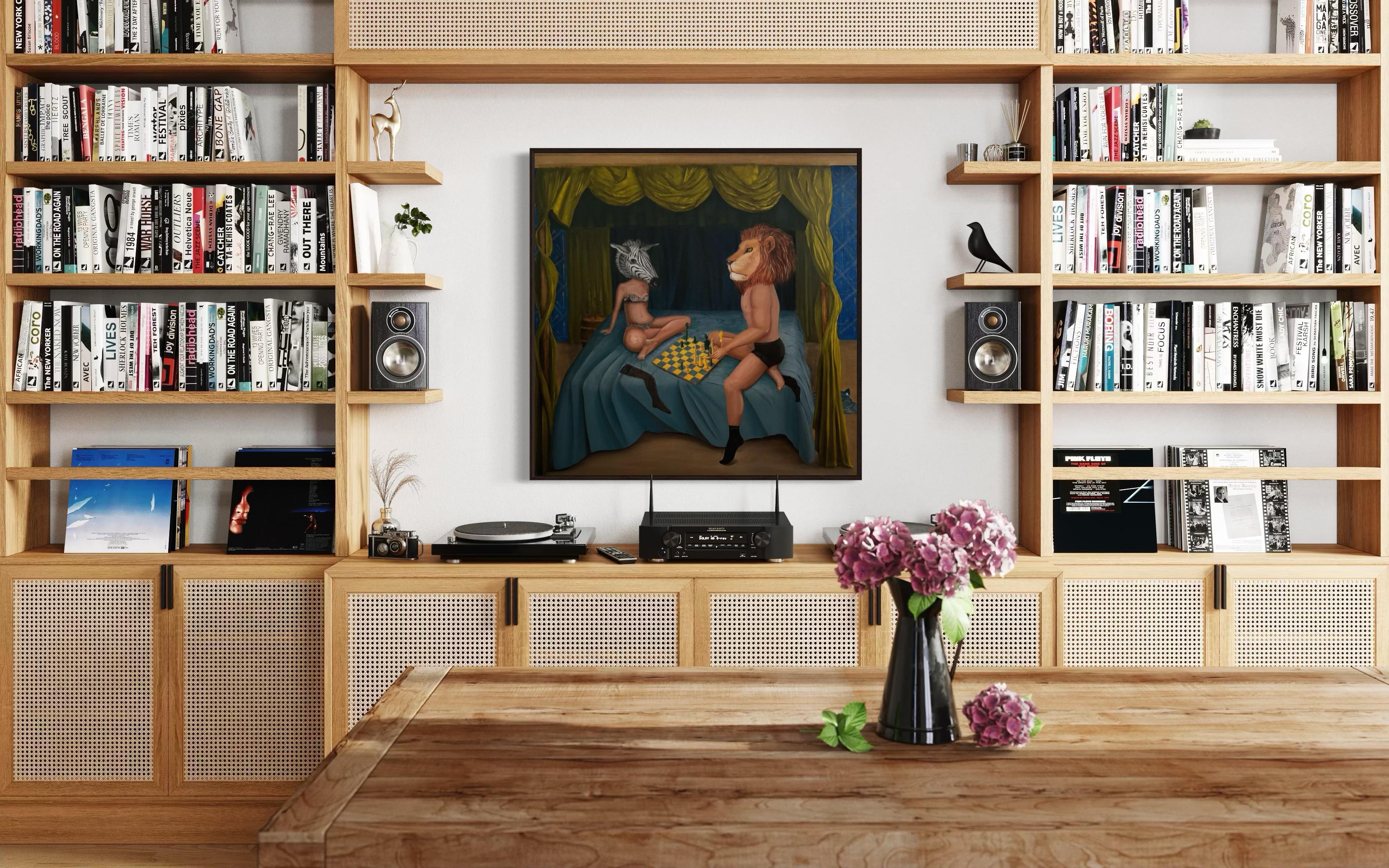 N187, 100x100cm, Öl auf Leinwand, Öl (Zeitgenössisch), Painting, von Lana Bergh