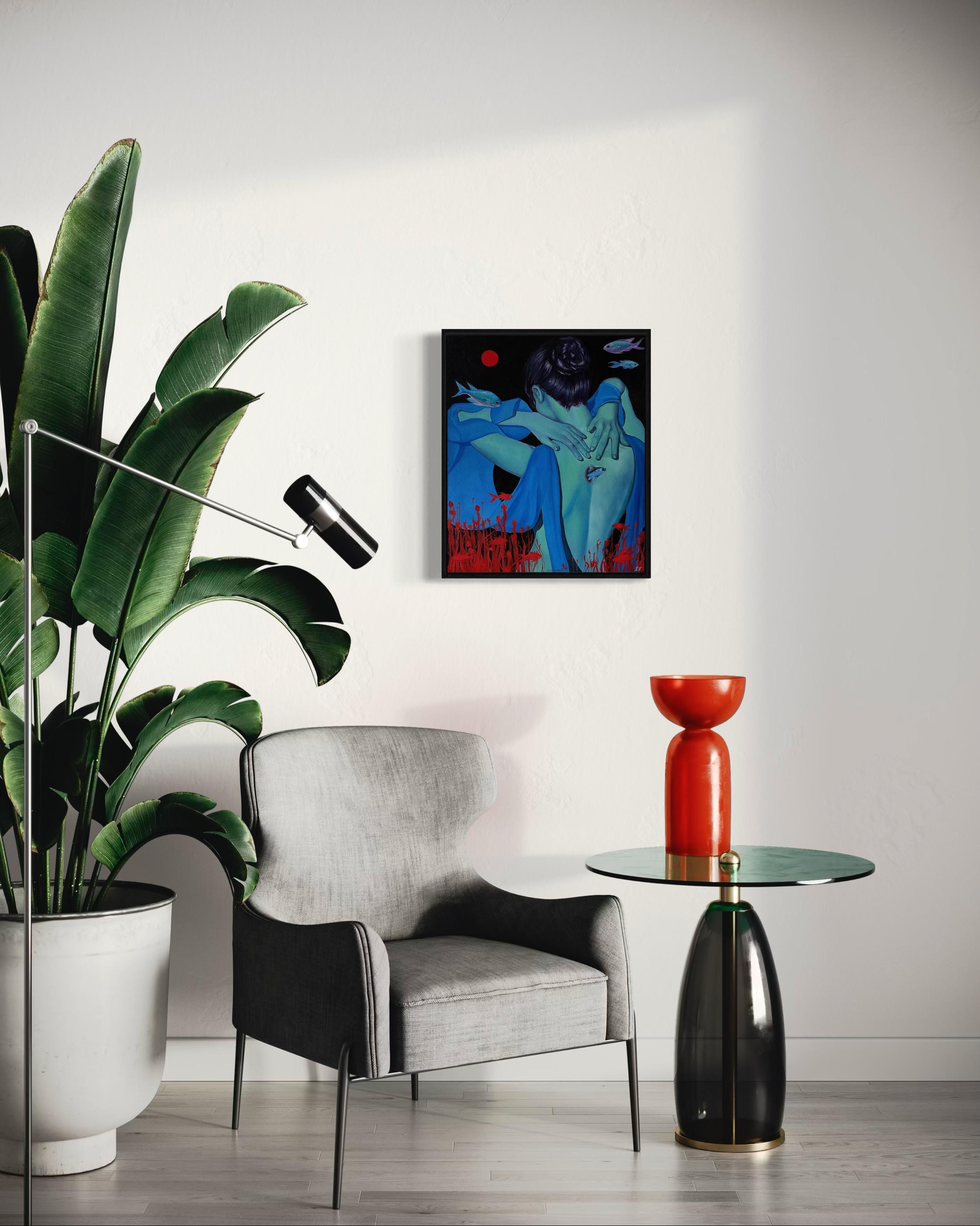 El nacimiento de un nuevo, 60x50cm, óleo sobre lienzo 