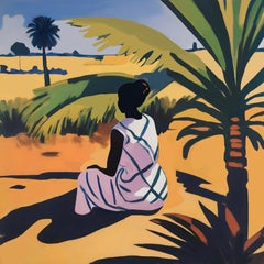 Veduta della Savana, 70x70cm, stampa su tela.Edizione 20 pezzi.