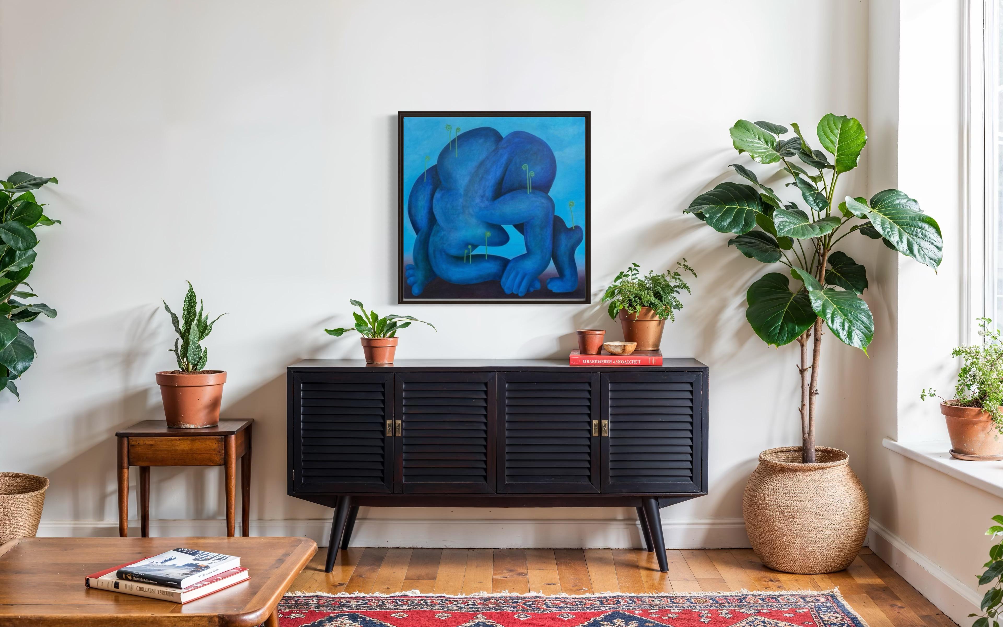 Up, 90x80cm, oil on canvas For Sale 6