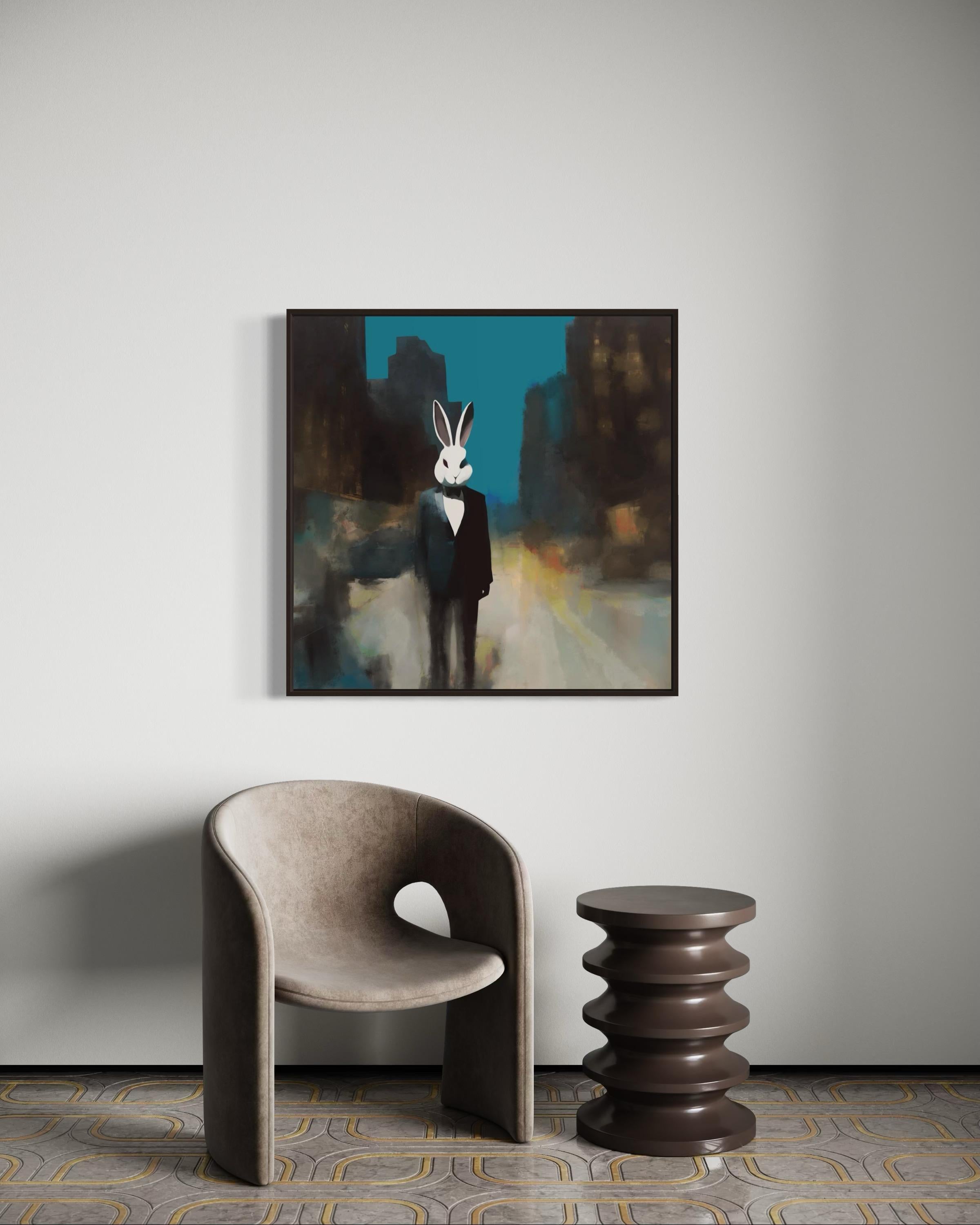 What mask are you wearing? 80x80cm, print on canvas.Edition of 20 pieces For Sale 1