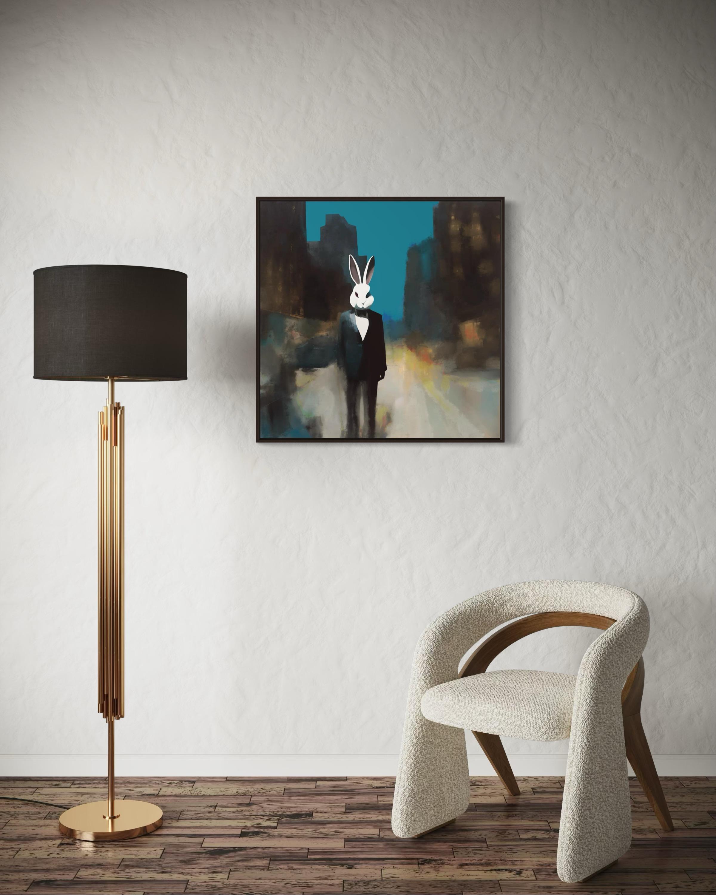 What mask are you wearing? 80x80cm, print on canvas.Edition of 20 pieces For Sale 8