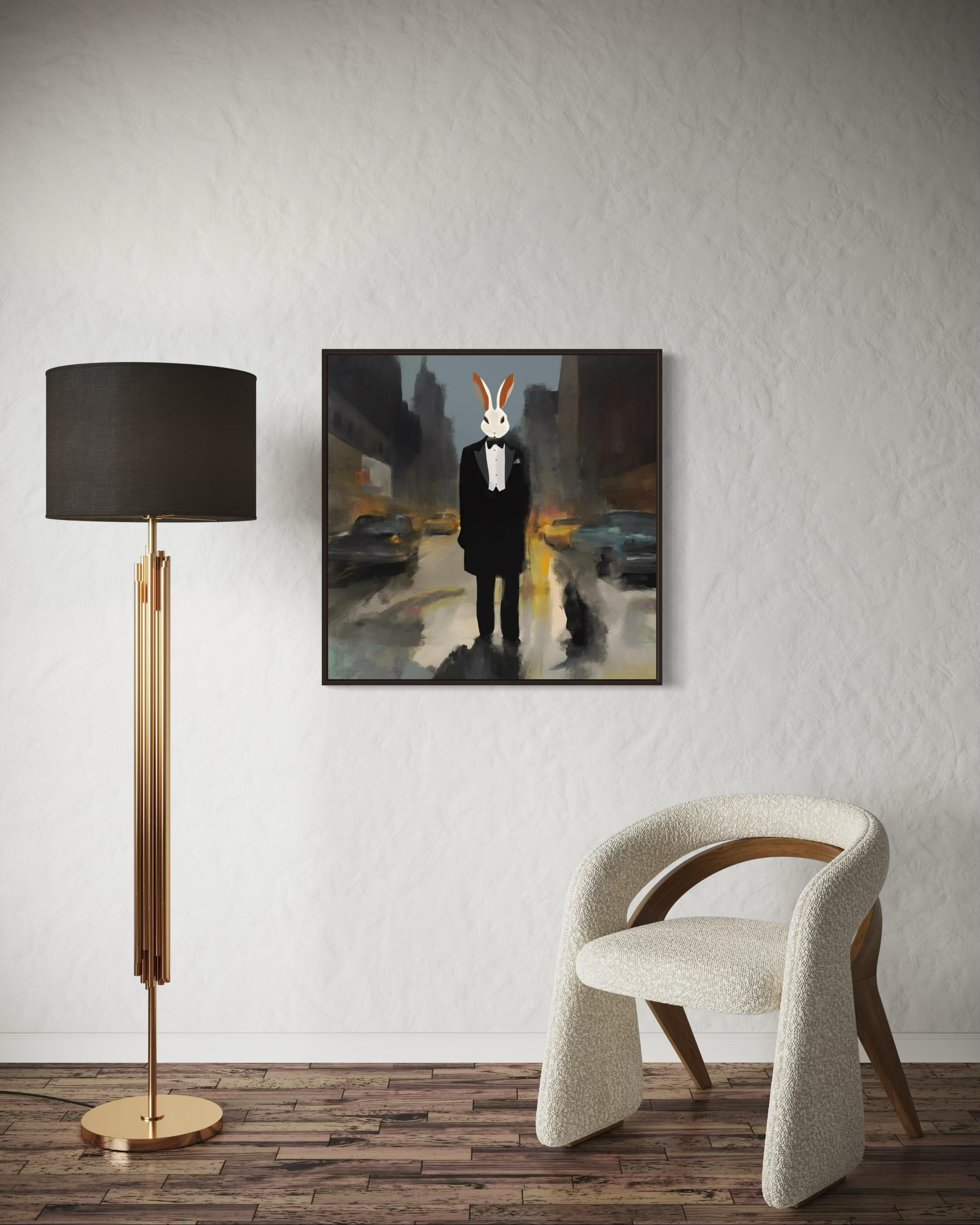 What mask are you wearing? 80x80cm, print on canvas.Edition of 20 pieces For Sale 7