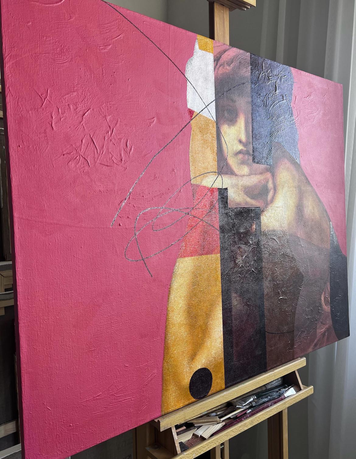 Sibylle , 80x100cm, Acryl auf Leinwand (Abstrakt), Painting, von Olga Rikun