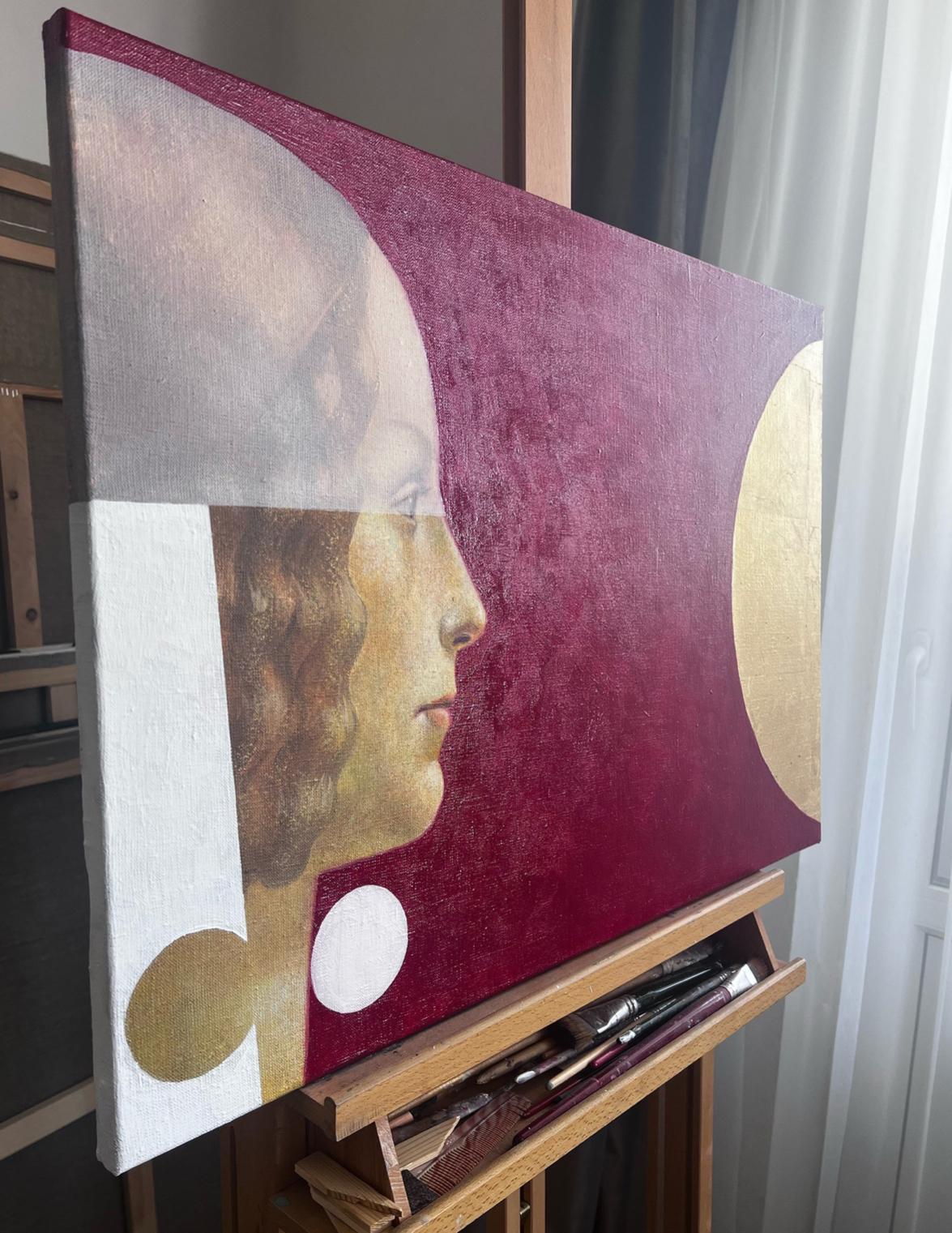Aphrodite. 50x70cm, acrylique sur toile en vente 1