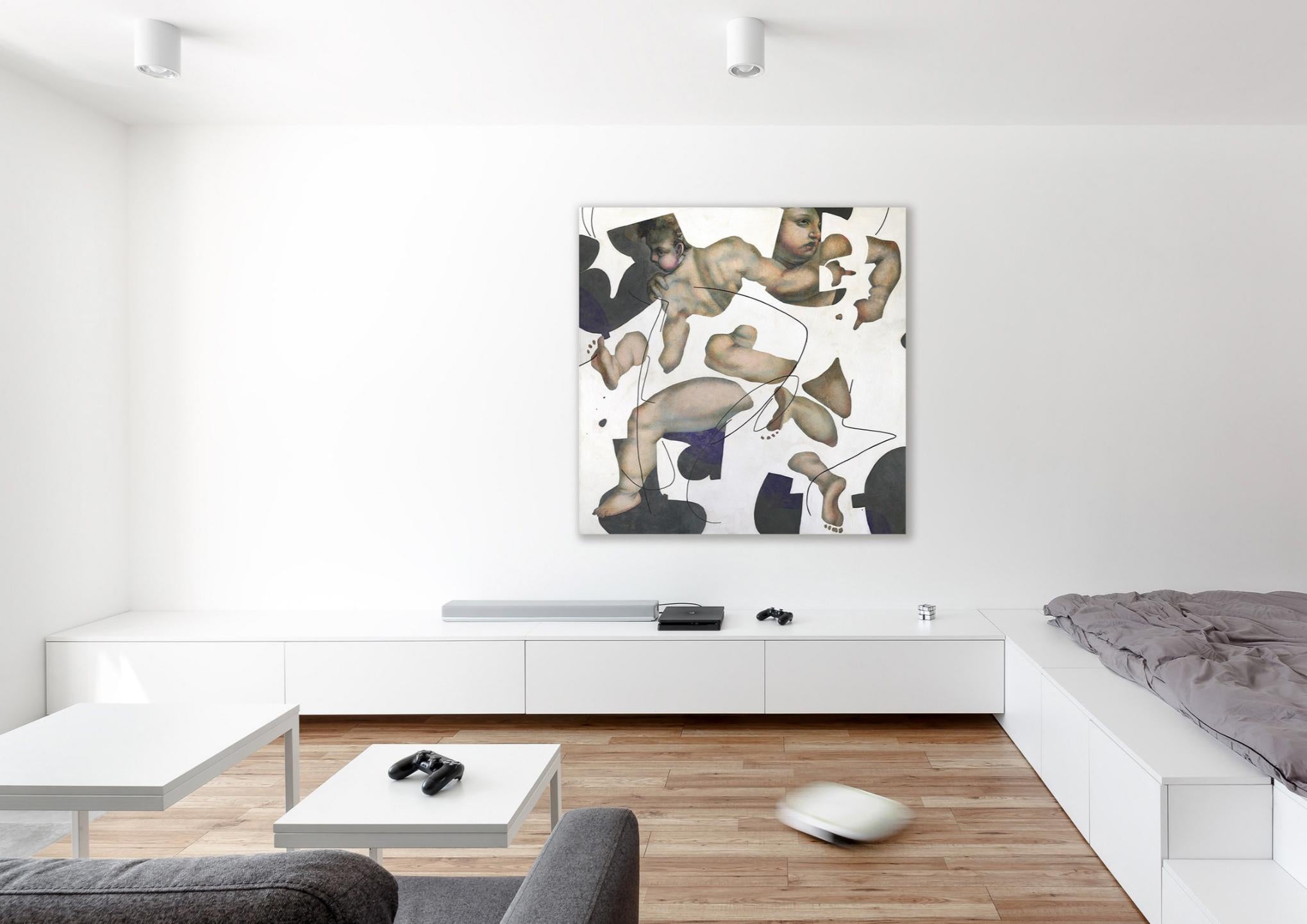 Putti. Homage to Vasari. 100x100cm
Shipping cost includes delivery on a stretcher