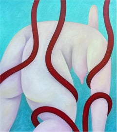 Used Underwater, 90x80cm, oil on canvas