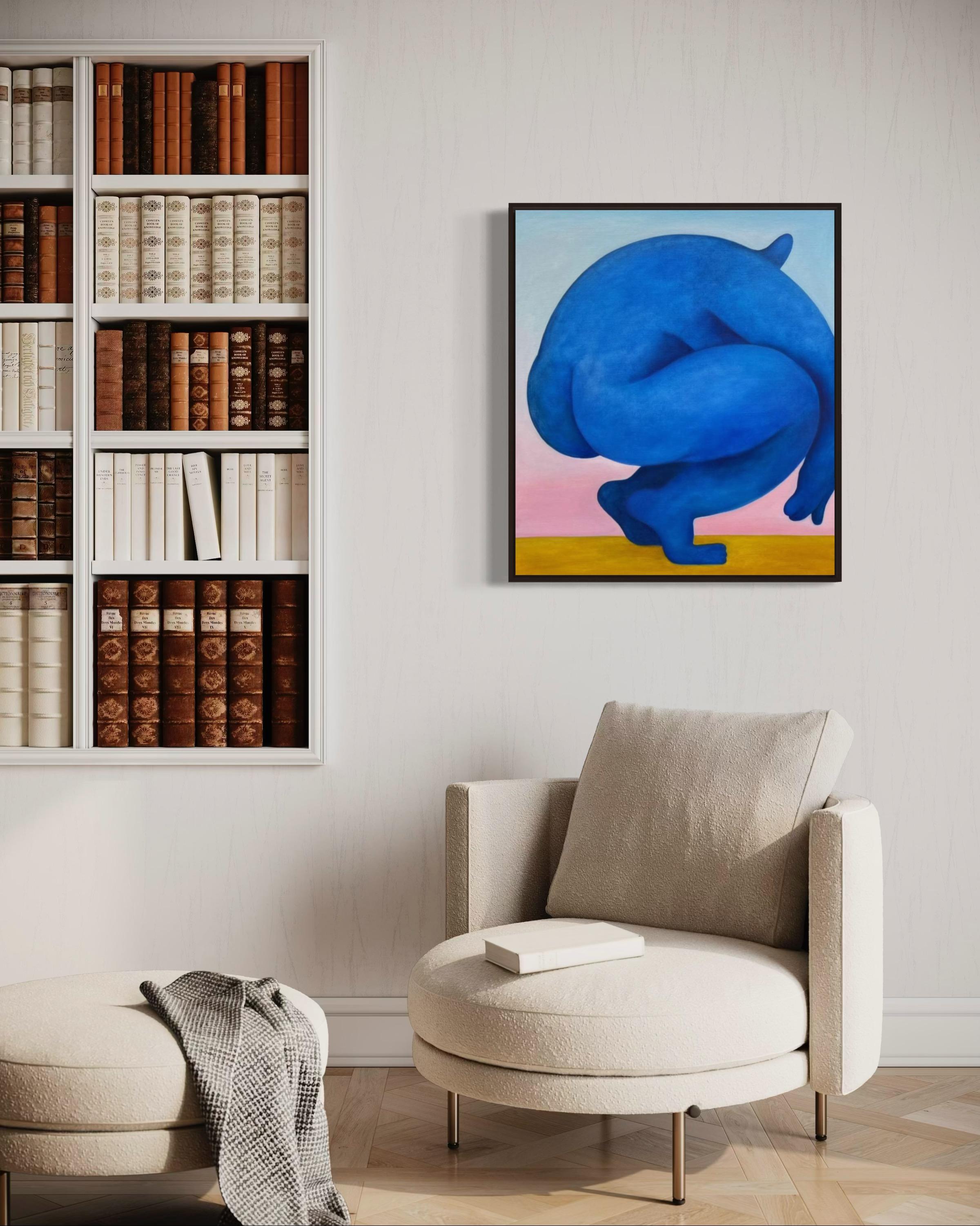 Au coucher du soleil, 80x70cm, huile sur toile en vente 1