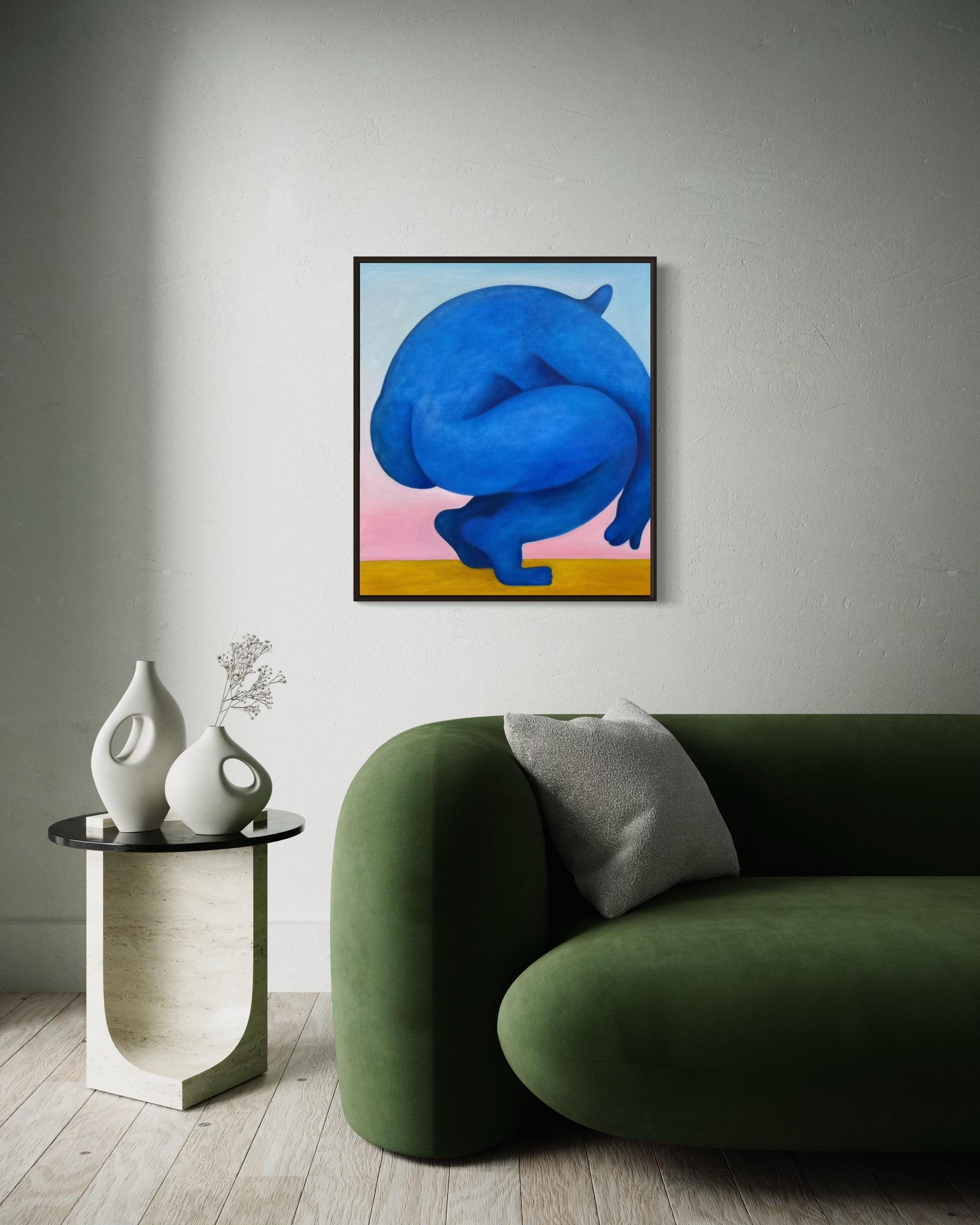 Au coucher du soleil, 80x70cm, huile sur toile en vente 6