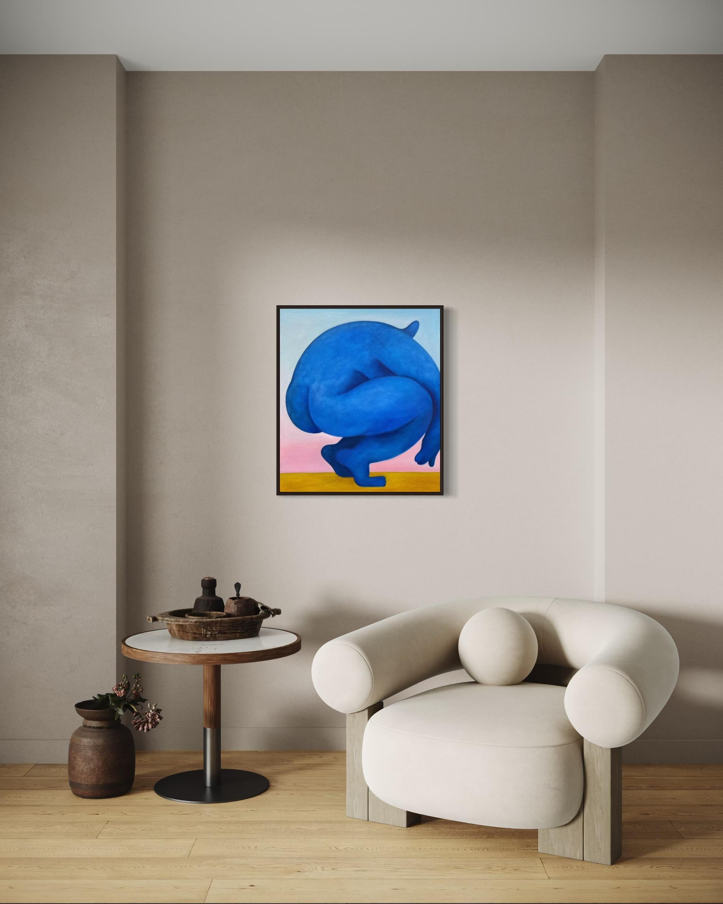 Au coucher du soleil, 80x70cm, huile sur toile en vente 7