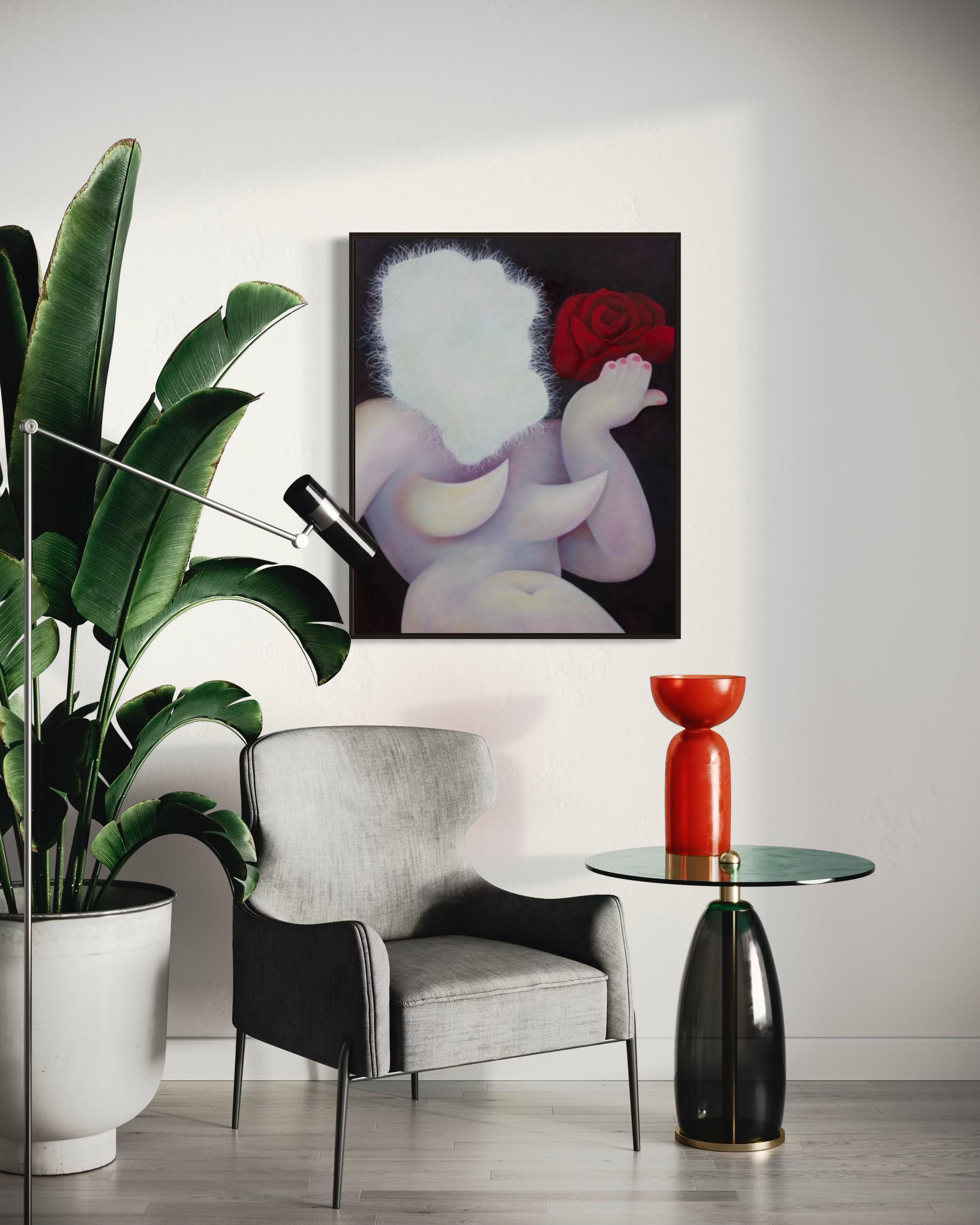 Bloom, 100x80cm, oil on canvas For Sale 6