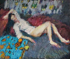 Nega , 120x140 cm, Öl auf Leinwand