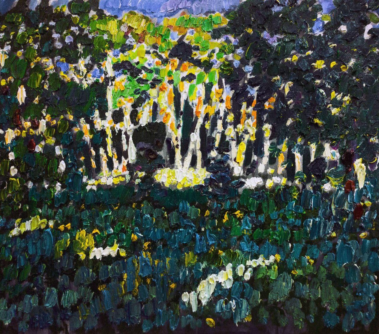 Die Serie "Blendung", 80x70 cm, Öl auf Leinwand – Art von Petr Petyaev