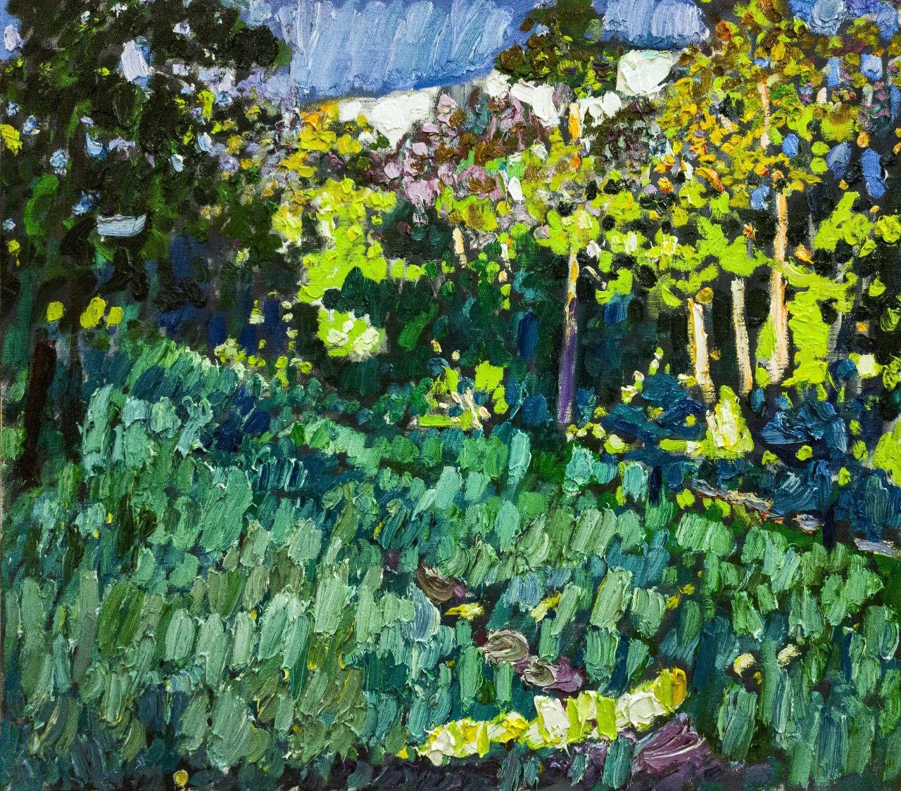 Die Serie "Blendung", 80x70 cm, Öl auf Leinwand – Art von Petr Petyaev