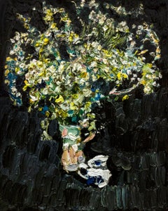 Blumenstrauß, 50x40 cm, Öl auf Leinwand