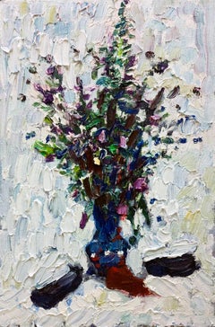 Blumenstrauß, 50x35 cm, Öl auf Leinwand