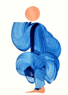 series "Non-standard configurations", 42x30 cm, acrylic on paper