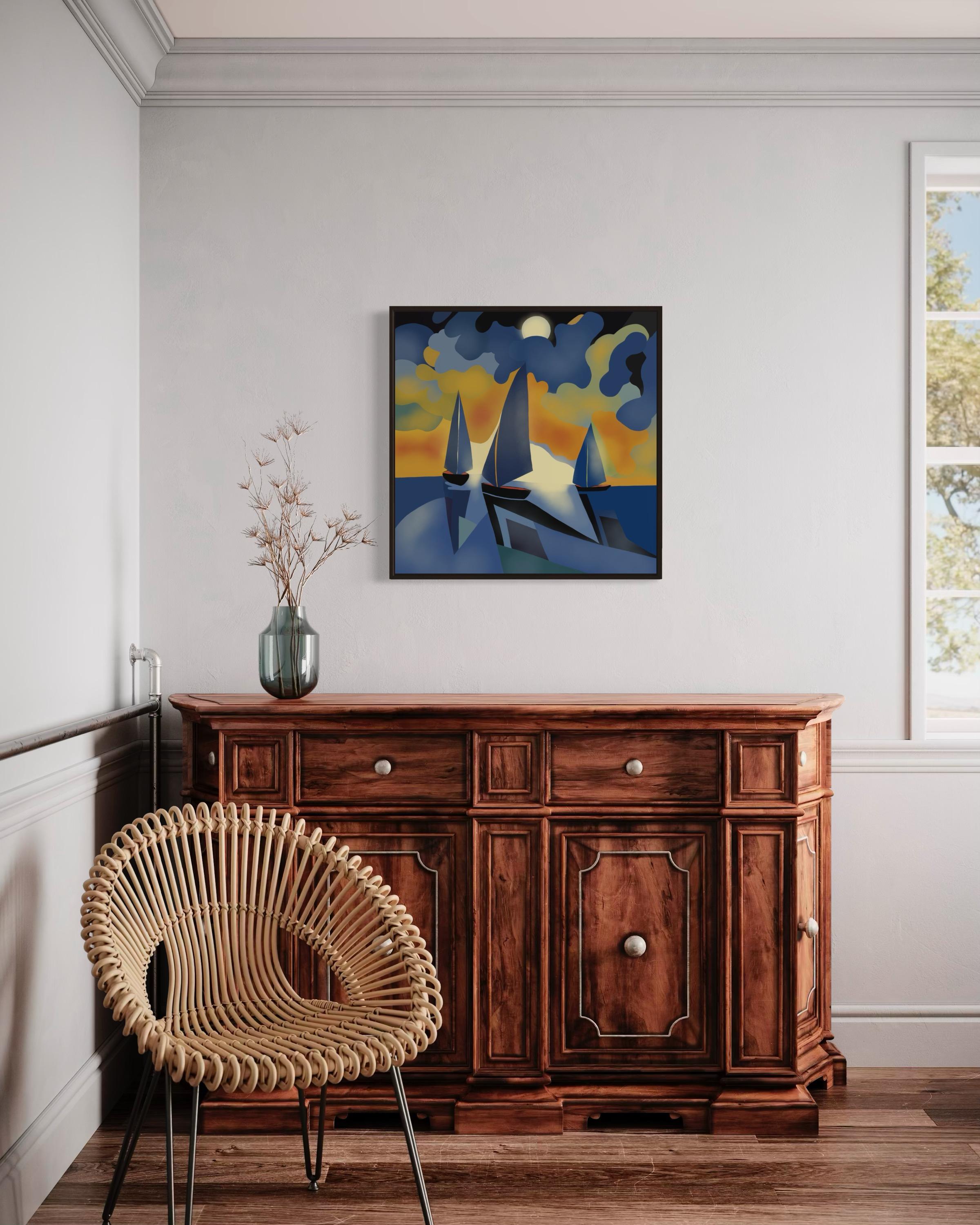 Paysage marin , 70x70cm, impression sur toile
Edition 20 pcs.